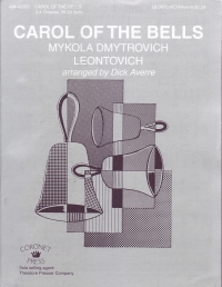 Carol Of The Bells Leontovich Handbells Arr Averre Sheet Music Songbook