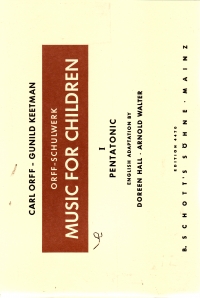 Orff Music For Children 1 Pentatonic Vce, Rec, Prc Sheet Music Songbook