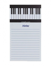 Magnetic Note Pad  Keyboard Sheet Music Songbook