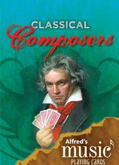 Music Playing Cards Classical Composers 1 Deck Sheet Music Songbook