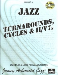 Aebersold 016 Turnarounds Cycles & Ii-v7 Book/cd Sheet Music Songbook