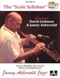 Aebersold 026 Scale Syllabus Liebman Book/cd Sheet Music Songbook