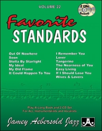Aebersold 022 Favourite Standards Book/cd Sheet Music Songbook