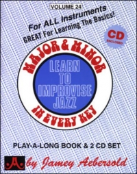 Aebersold 024 Major & Minor Book/cd Sheet Music Songbook