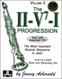 Aebersold 003 Ii-v7-i Progression Book/cd Sheet Music Songbook