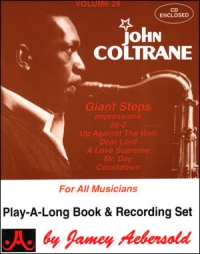 Aebersold 028 John Coltrane Giant Steps Book/cd Sheet Music Songbook