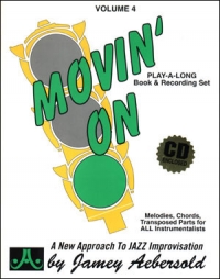 Aebersold 004 Movin On Book/cd Sheet Music Songbook