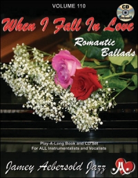 Aebersold 110 Romantic Ballads Book/cd Sheet Music Songbook