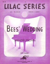 Lilac 003 Mendelssohn Bees Wedding Sheet Music Songbook