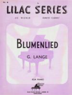 Lilac 006 Lange Blumenlied Sheet Music Songbook