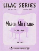 Lilac 023 Schubert Marche Militaire Sheet Music Songbook