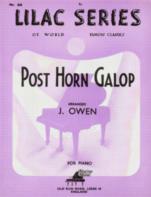 Lilac 033 Post Horn Galop Keonig Sheet Music Songbook