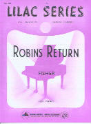 Lilac 036 Fisher Robins Return Sheet Music Songbook