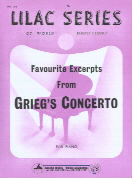 Lilac 074 Grieg Concerto Sheet Music Songbook