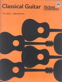 Classical Guitar Syllabus 2018 Edition Sheet Music Songbook