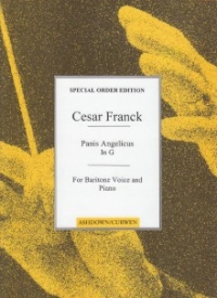 Panis Angelicus Franck Key G (baritone/piano) Sheet Music Songbook