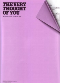 Very Thought Of You Sheet Music Songbook