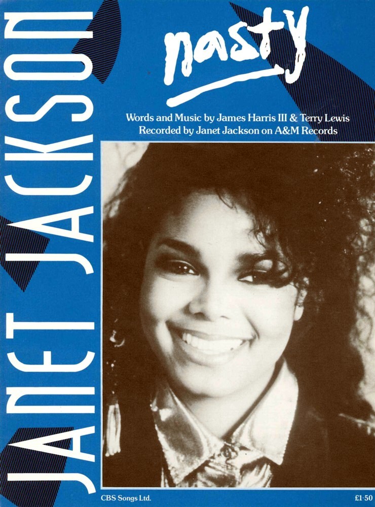 Nasty (janet Jackson) Sheet Music Songbook