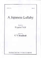 Japanese Lullaby Stanford/field Medium Voice Sheet Music Songbook