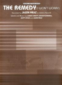 Remedy (i Wont Worry) Jason Mraz Sheet Music Songbook