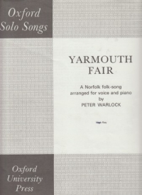 Yarmouth Fair Warlock High Voice Key G Sheet Music Songbook