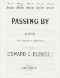 Passing By Edward Purcell Key Ab Major Sheet Music Songbook