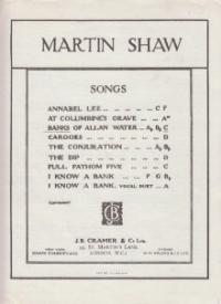 Banks Of Allan Water Shaw Sheet Music Songbook