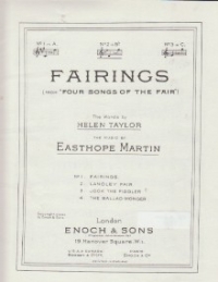 Fairings Martin Key Bb Sheet Music Songbook